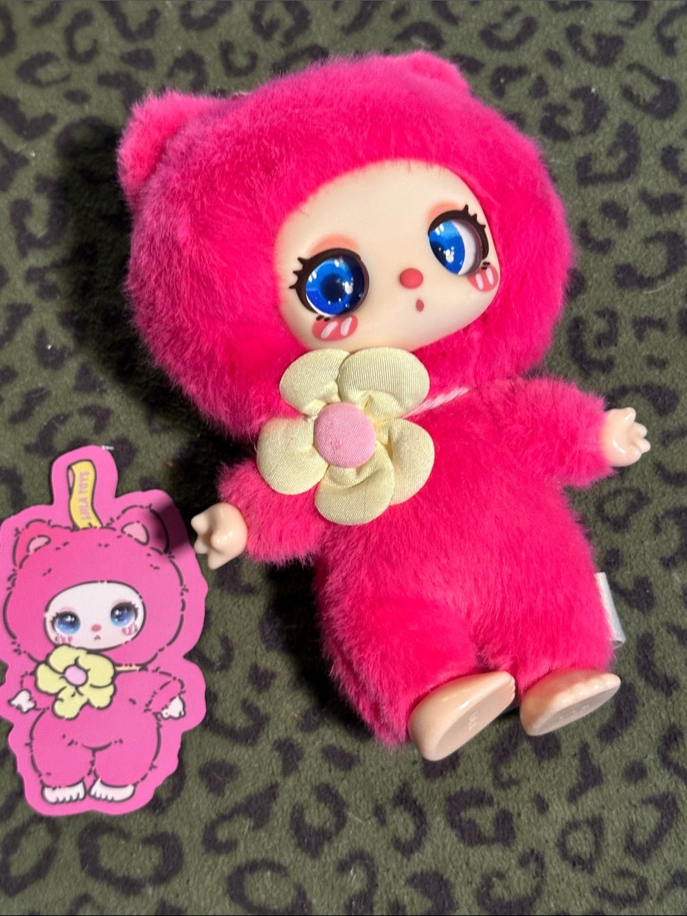 Liila’s Lucky Cat Strawberry Shortcake Kitty Cat Pendant